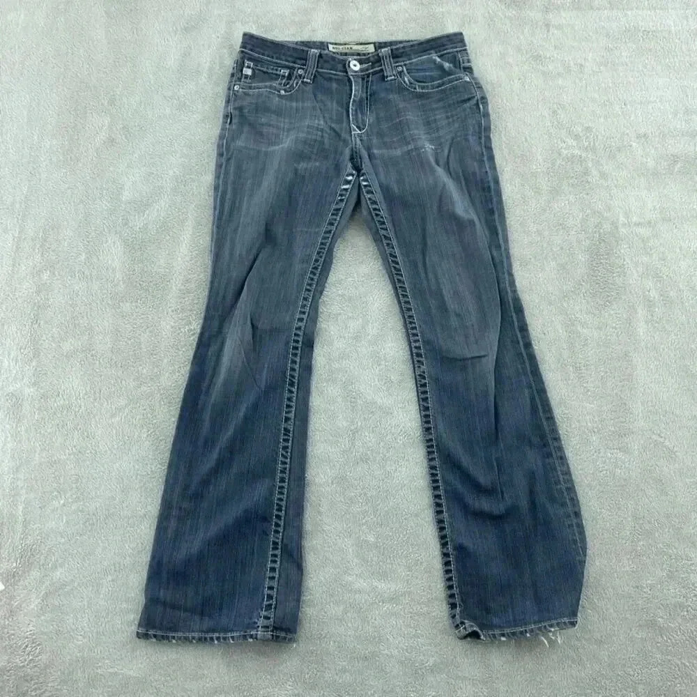 Big Star Hazel Curvy Fit Jeans 29R Womens Blue Denim Bootcut 4070